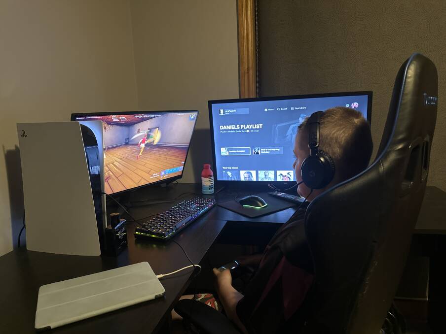 Fortnite, the most recent gaming phenomenon has children battling it out in combat with up to 100 other players. Picture supplied.