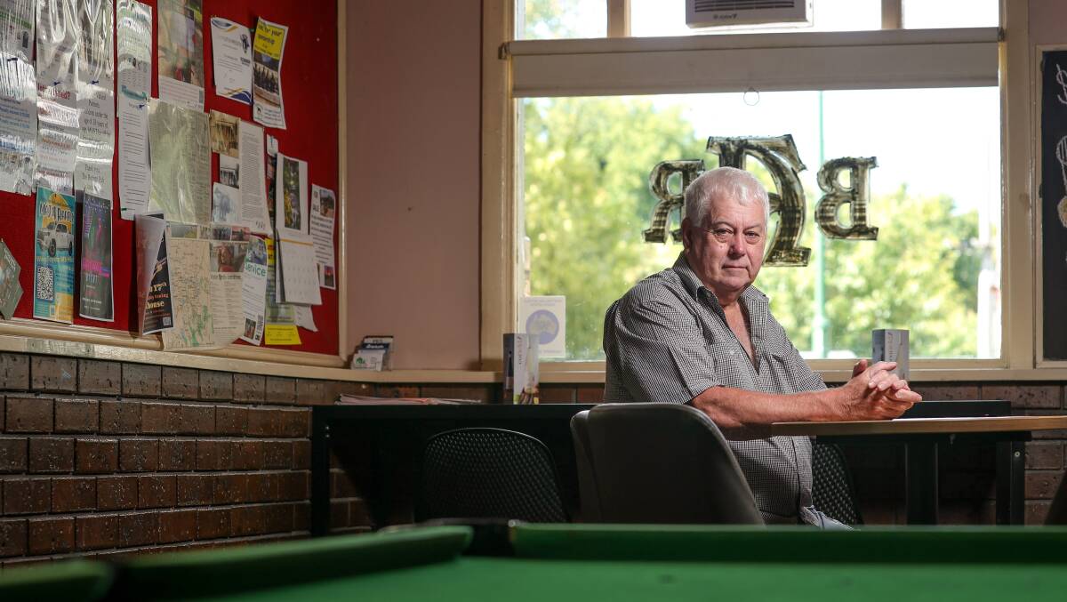 Yackandandah Hotel's Peter Cook struggles with rising costs, which is diminishing patronage. Picture by James Wiltshire.