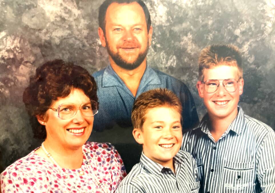 Dianne and Alan Boyd and their sons, Hayden and Lyle in their younger days. Picture supplied