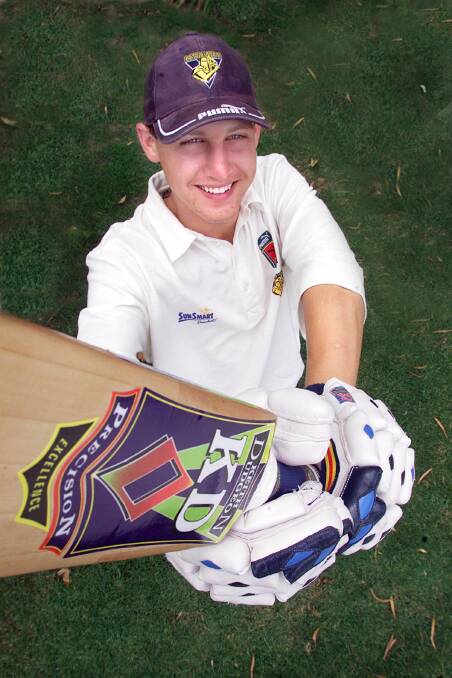 In 2001, Matt Berriman was selected for the under-17 All Australian cricket team. File picture