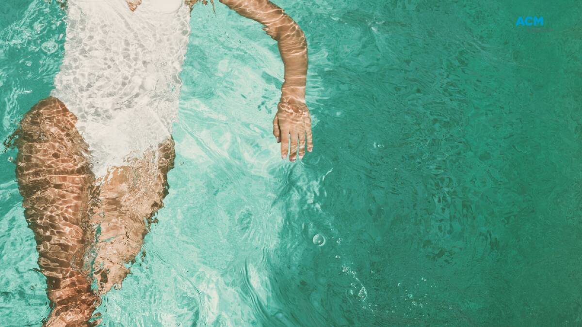 Swimmer floats in a pool. Picture Canva