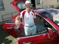 EV enthusiast Chris Dalitz with his Tesla Model S 85D. File picture by Les Smith