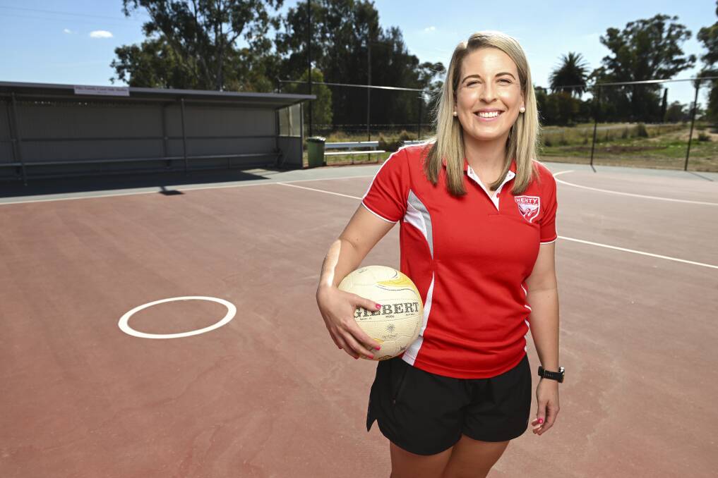 Henty netballer Rachael Terlich has put her concussion concerns behind her and has been an integral part of the Swampies' line-up this season. Picture by Mark Jesser