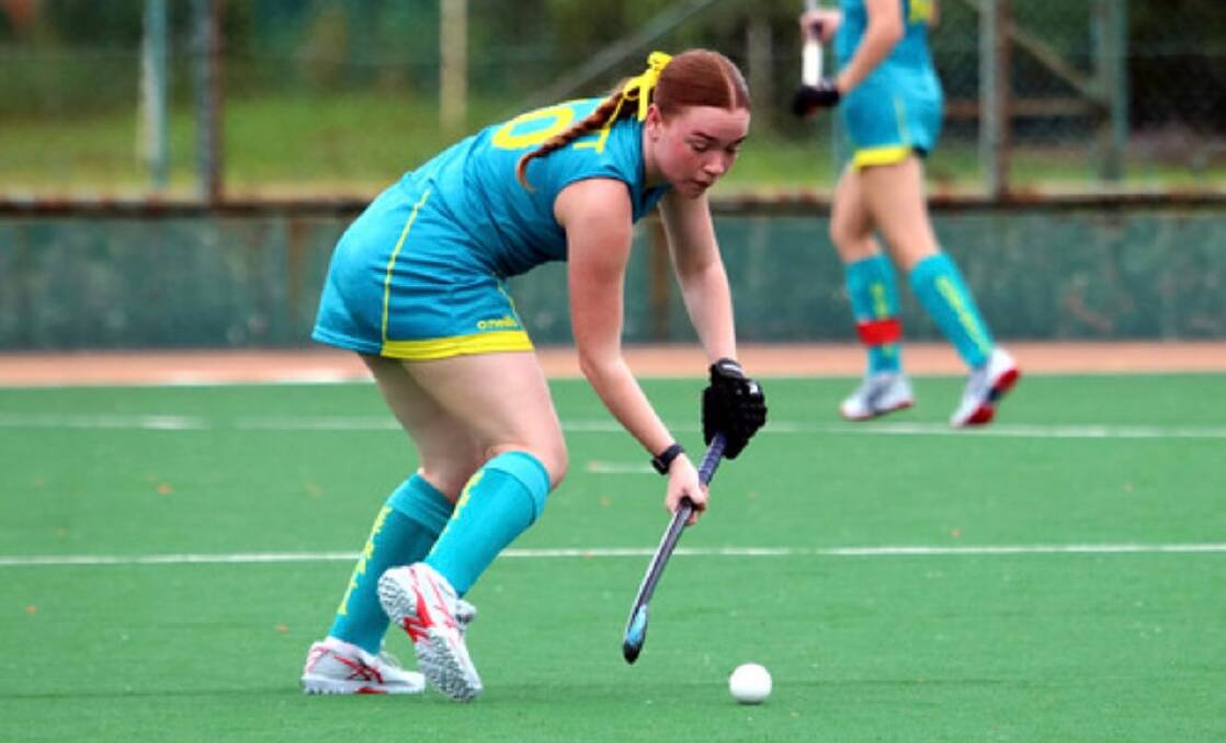 Rylee Pontt representing Australian Country under-21s during a tour of Malaysia in January. Picture supplied