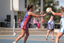 Thurgoona goal attack Mardi Nicholson starred for the Bulldogs in their round three victory against Yackandandah at Thurgoona on Saturday. File picture by James Wiltshire.