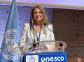Bandiana Primary School principal Donna Wright spoke at the UNESCO Inclusion Summit in Paris. Picture supplied