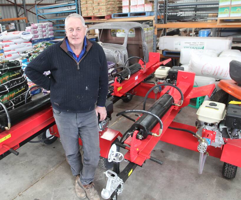 OPTIMISM: Peter Whitlock, of Henty-based J Whitlock Rural Supplies, believes major high-speed rail investment would be a big positive for businesses and community members in the wider district.