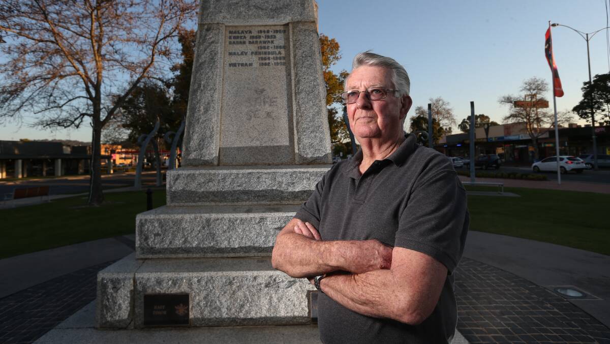 ANGER: Wodonga-based Hume Veterans Information Centre chairman Kevyn Williams says falsified military histories were a source of veterans’ ire. Picture: JAMES WILTSHIRE