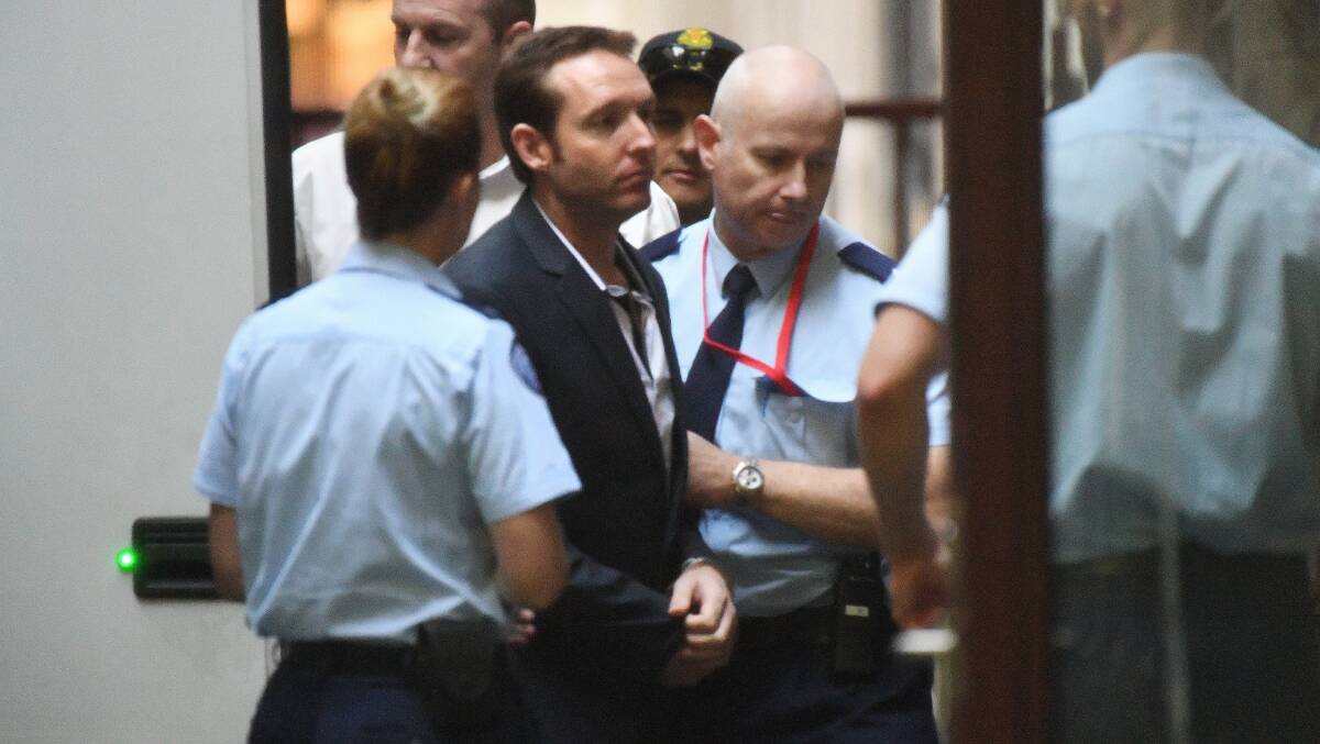 GUILTY: Ian Thomas is brought into Melbourne's Supreme Court earlier this week. Picture: JOE ARMAO