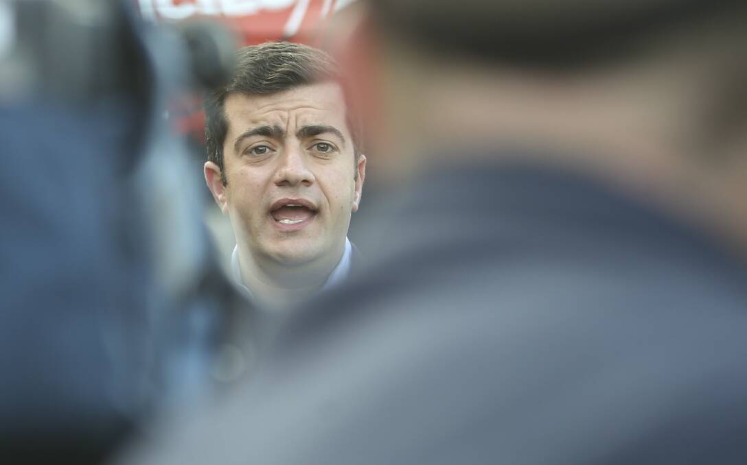 FULL FRONTAL: Labor Senator Sam Dastyari pulled no punches in his broadside levelled at Farrer MP Sussan Ley. Picture: ELENOR TEDENBORG