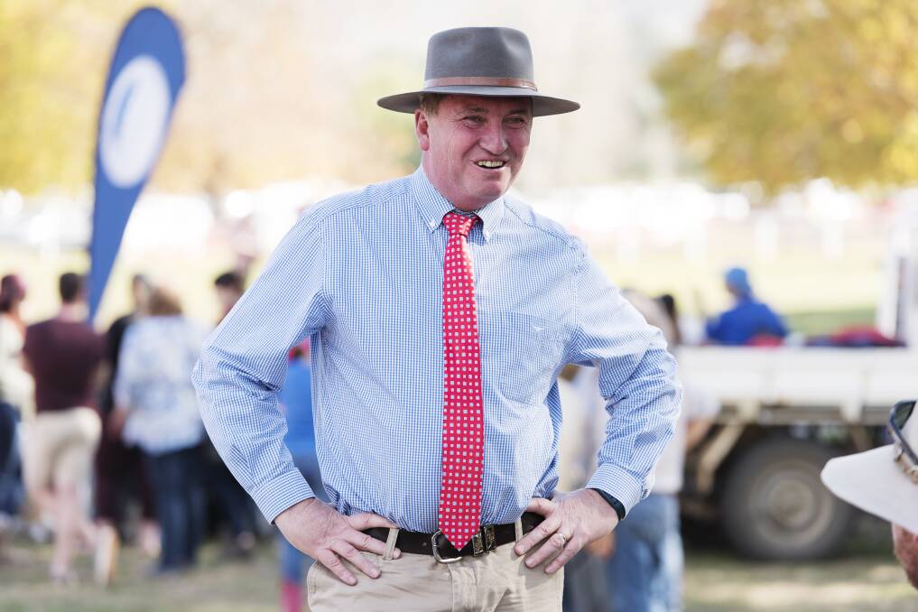 SUN SAFE: Barnaby Joyce loves akubras so much, he'll often give them as gifts to foreign dignitaries.