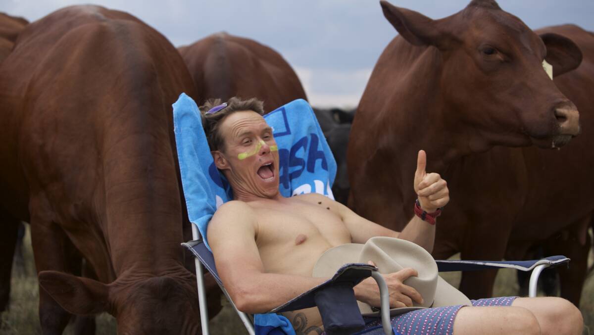 Bondi Rescue’s Andrew ‘Reidy’ Reid gets up close and personal with beef for the second YouTube series of  #GoodMeat.