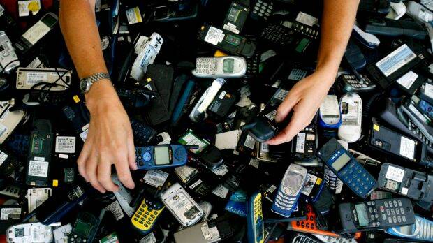 Recycled mobile phones are dismantled and their parts are used in the production of new devices and plastic fence posts. 