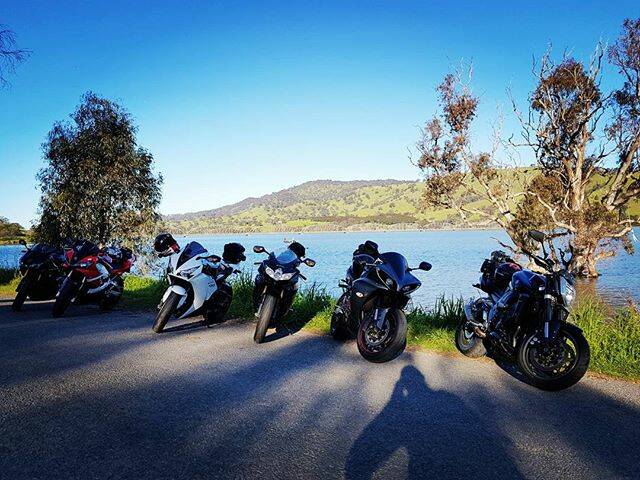 PIC OF THE DAY: @shredking1: All the lads. #motogp #bikelife #gopro #gsxr #honda #yamaha #r1s (via Instagram)
