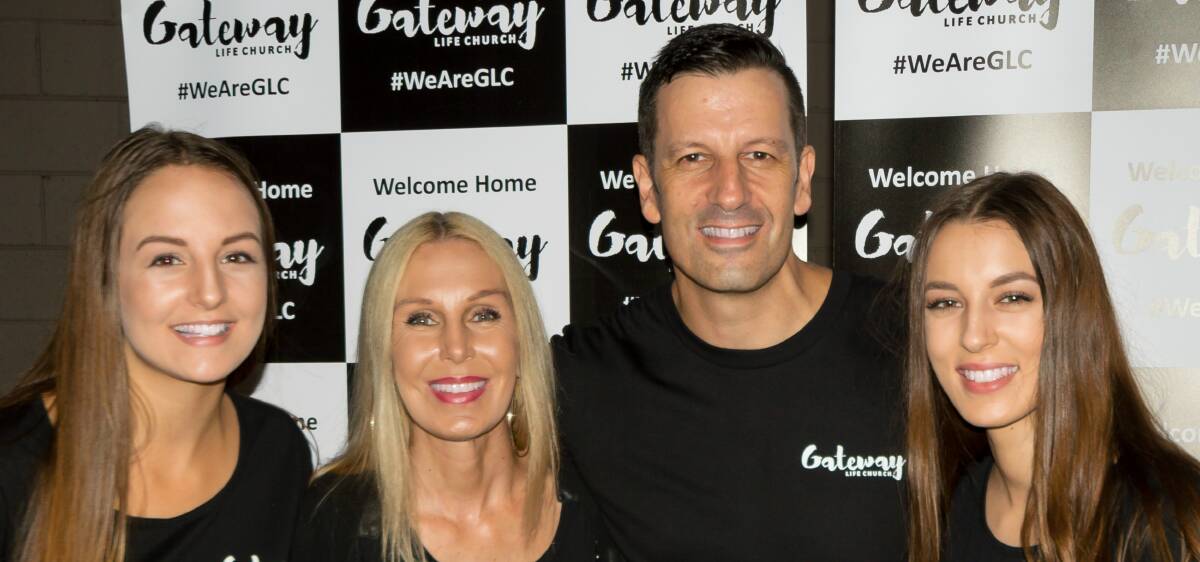 The founding members of Gateway Life Church, which began on October 28, 2001 - Hollie, Treena, Jason and Anna. Hollie and Anna were 2 and 5 when it began.