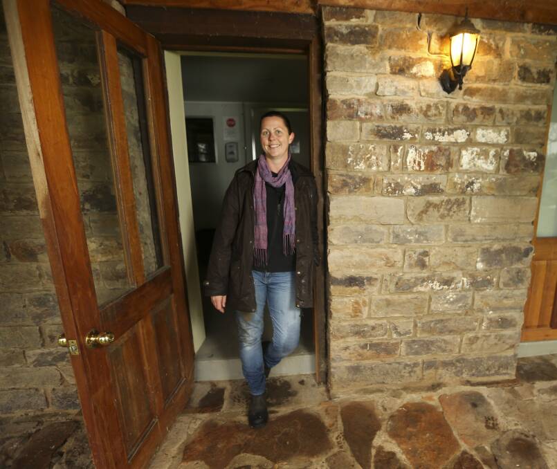 TASTING PLACE: A new on-farm tasting and sales room will be made in the renovated 1840s stone building in late October. There is a cheese cave in the cellar below.