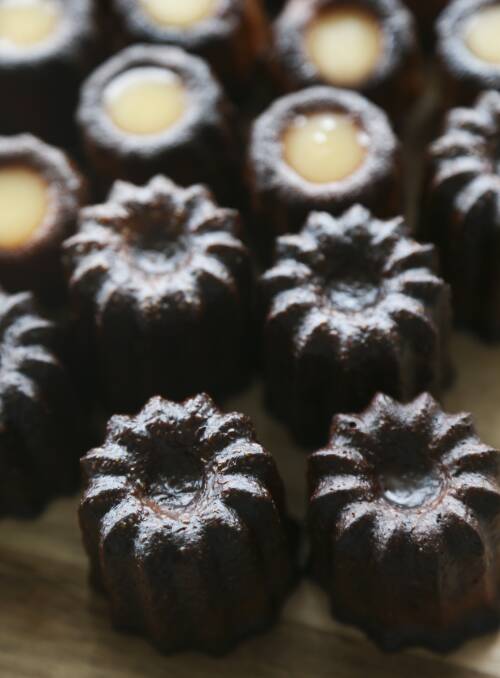 French pastries, canele.