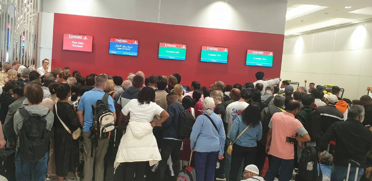From Tuesday, April 16, tens of thousands of air passengers were stranded at the Dubai airport as it became impossible to move from or towards the airport as roads turned into rivers due to the floods. Picture supplied