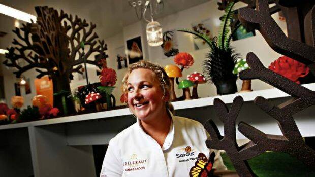 SWEET START: Kirsten Tibballs will host a chocolate and petite gateaux masterclass for patisserie students at Wodonga TAFE. Picture: FAIRFAX