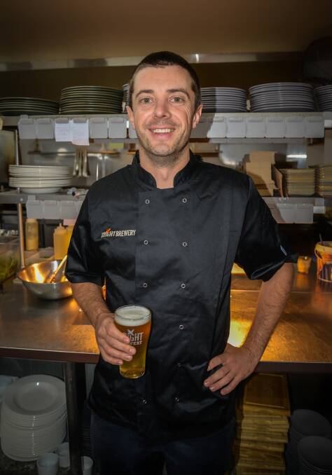 BRIGHT SPOT: Bright Brewery head chef for the past two years, Doug Badrock matches his menu to flavoursome craft beer made on site. He is presently working on the new winter menu, which starts in late June.