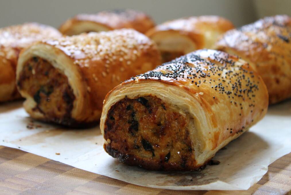 ROLL PLAY: Beef and rosemary sausage rolls use quality sausage mince.
