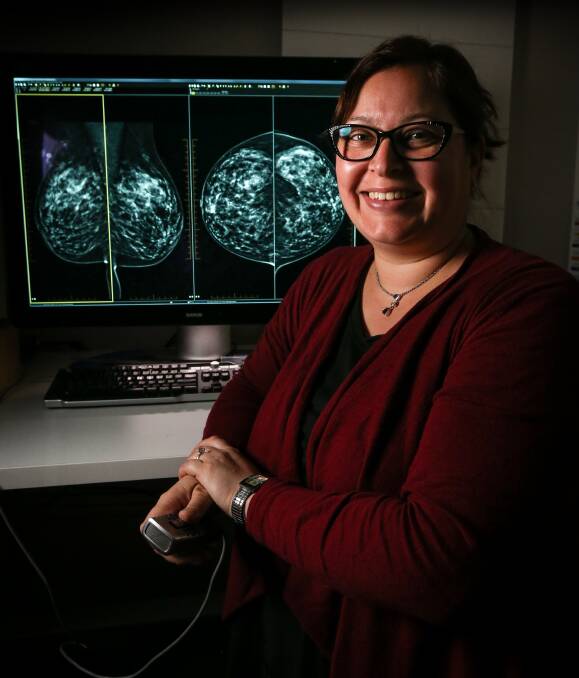 BETTER PICTURE: Regional Imaging breast specialist radiologist Dr Nalini Bhola says the equipment delivers precise images, ultimately helping to improve diagnosis. Albury was among the first regional centres to offer the technology. Picture: JAMES WILTSHIRE