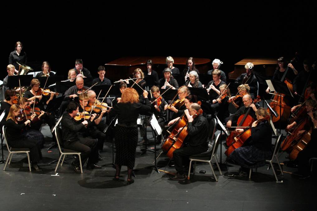 NIGHT OUT: The Albury-based Murray Conservatorium Orchestra, pictured in 2014, has a history of performing in concert on the Border and North East.