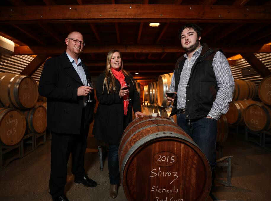 ON TOUR: More Than Food operators John and Lisa Gibbons will visit producers like Ryan Barnes at Star Lane Winery during their foodie tours. Picture: JAMES WILTSHIRE