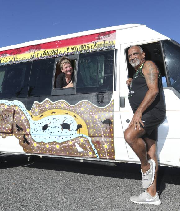 BUILDING BRIDGES: Artist David Dunn is developing a mural in Wodonga under the theme of Connecting, Embracing and Respecting Community. Friends of Willow Park will host a community storytelling event on February 5.