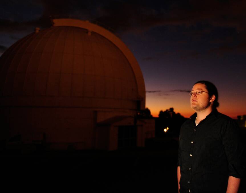 RISING STAR: Brad Tucker will ponder The End of the Universe at a lecture in Wodonga during National Science Week. Picture: FAIRFAX