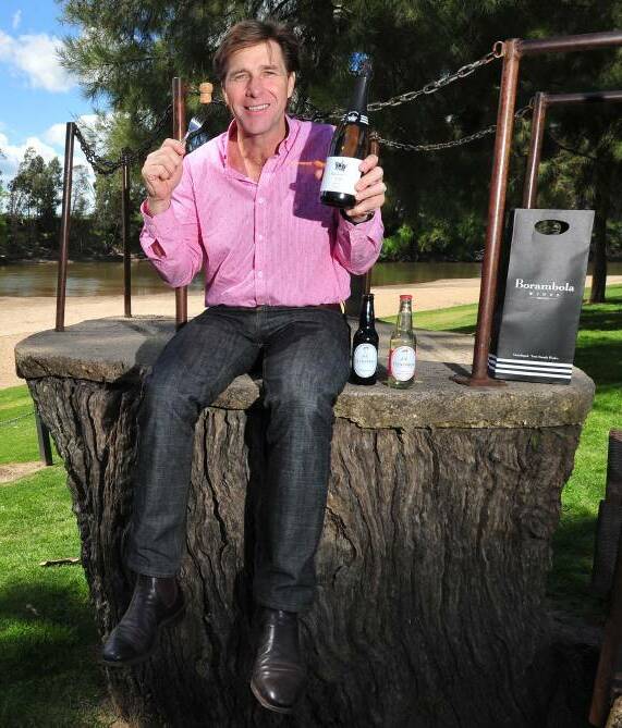 PUBLIC PICNIC: Borambola Wines director Tim McMullen will bring Cork & Fork Fests to Albury on February 3, March 3 and April 7 after the first event in December. Similar events have run at Wagga since October 2015. Picture: FAIRFAX