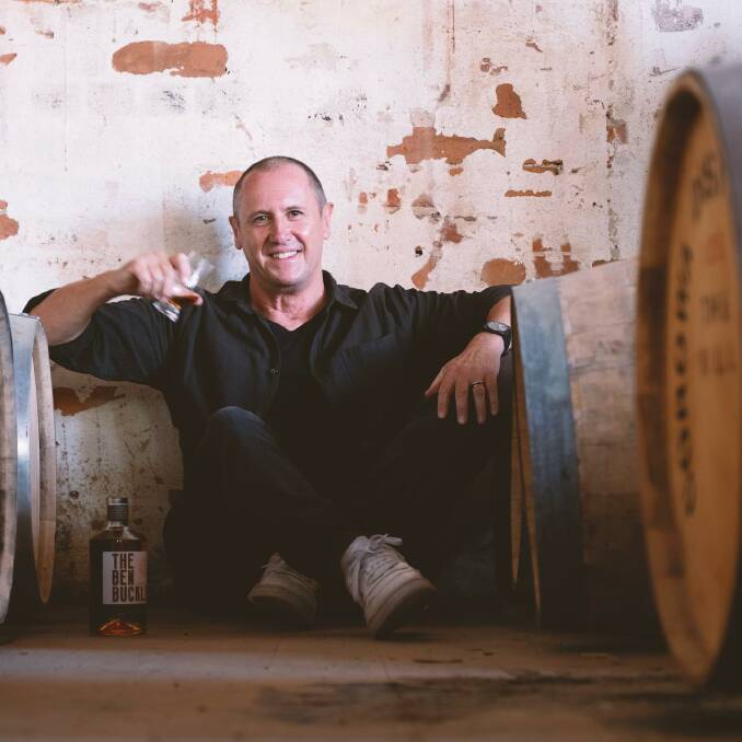 Australian TV presenter Larry Emdur has made a limited edition whisky in collaboration with Corowa Distilling Co. Picture supplied 