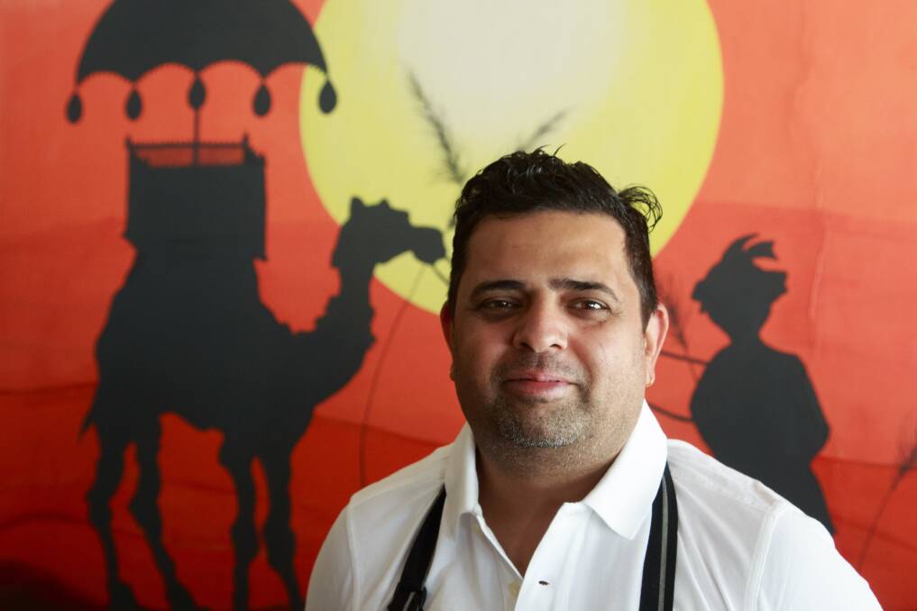 FAMILY TIES: Navish Kumar started cooking with his dad from age 15, finding the trade came as naturally to him almost as breathing. He migrated to Albury in late 2000 and opened his first restaurant in 2009. Picture: SIMON BAYLISS
