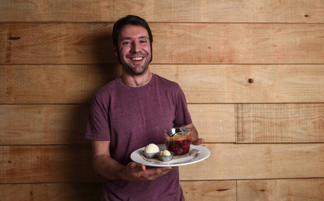 HOLY SMOKE: David Evans brings the sweet and smoky flavours of American BBQ to central Albury in his new food venture. Picture: MARK JESSER