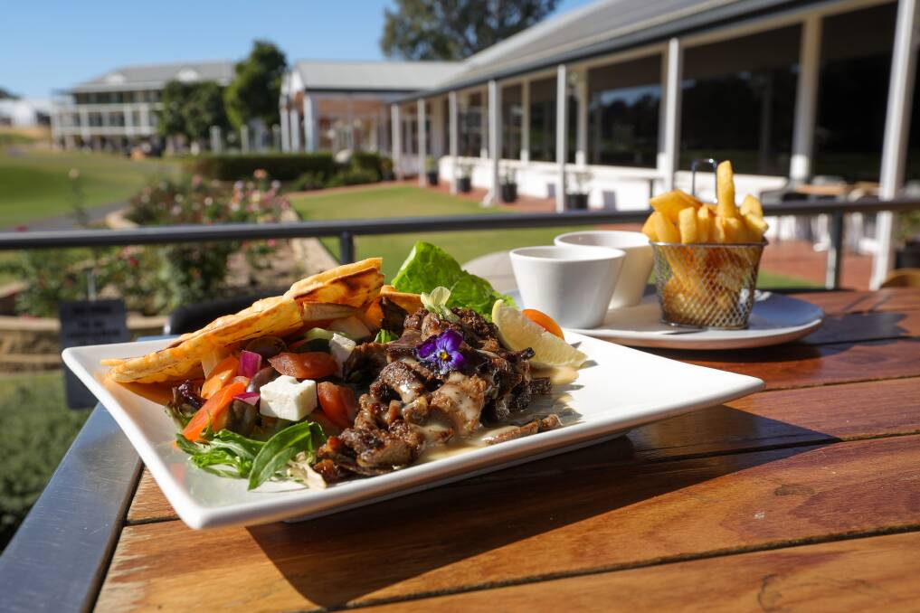 Yarrawonga Mulwala Golf Club Resort has entered an Open Lamb Souvlaki dish in the Your Local Club Perfect Plate Awards. Picture by James Wiltshire