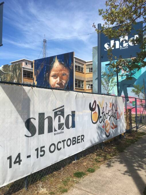 HERE'S CHEERS: The developers of new North East business The SHED Andrew Vale and Geoff Shwind will host Oktoberfest Benalla on Saturday and Sunday. 
