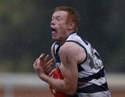 SEASON IN DOUBT: Star Yarrawonga ruckman Brandon Symes faces a race against time to return this season after seriously injuring his ankle at the weekend.
