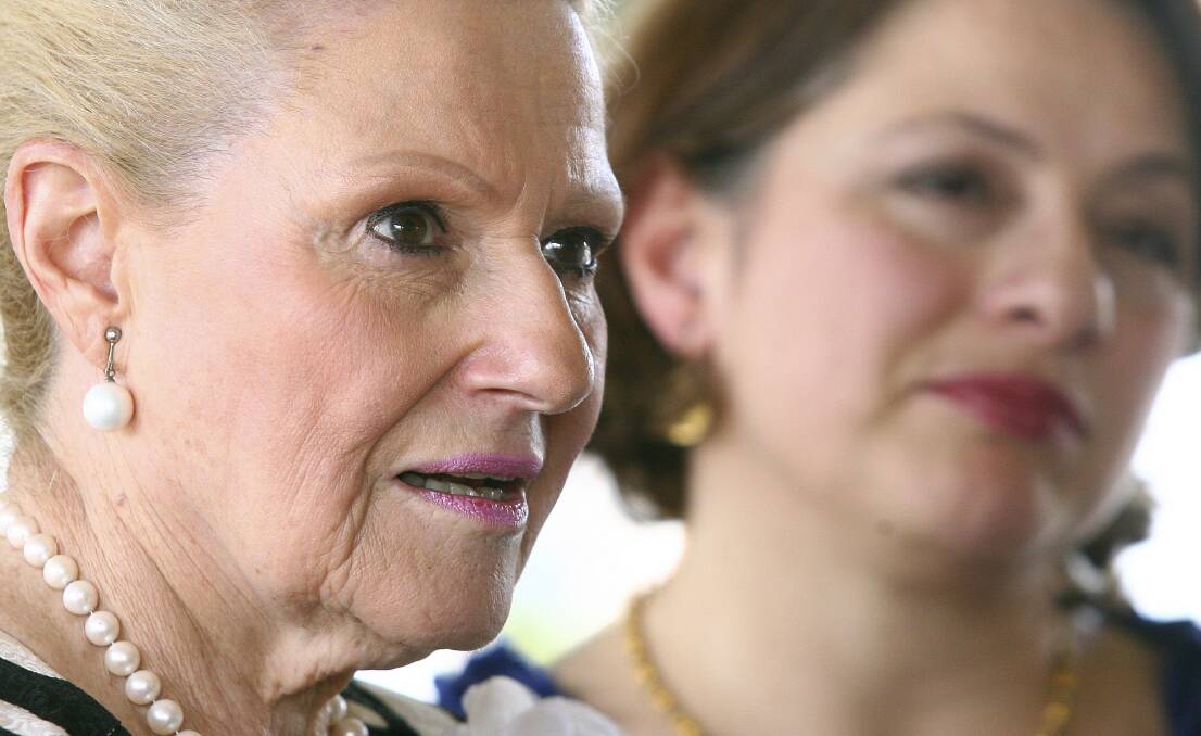 FRIENDS NO MORE: Sophie Mirabella (right) has distanced herself from Bronwyn Bishop claiming her spending during her time as speaker is "unacceptable."