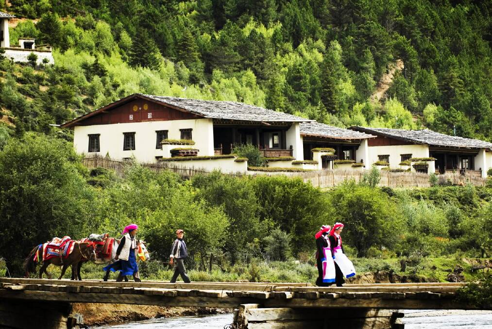 Banyan Tree Ringha Resort in Jian Tang Town, Yunnan, Tibet.