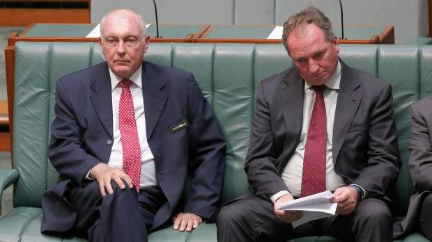 Nationals deputy leader Barnaby Joyce is favourite to replace Mr Truss as party leader and deputy Prime Minister. Photo: Alex Ellinghausen