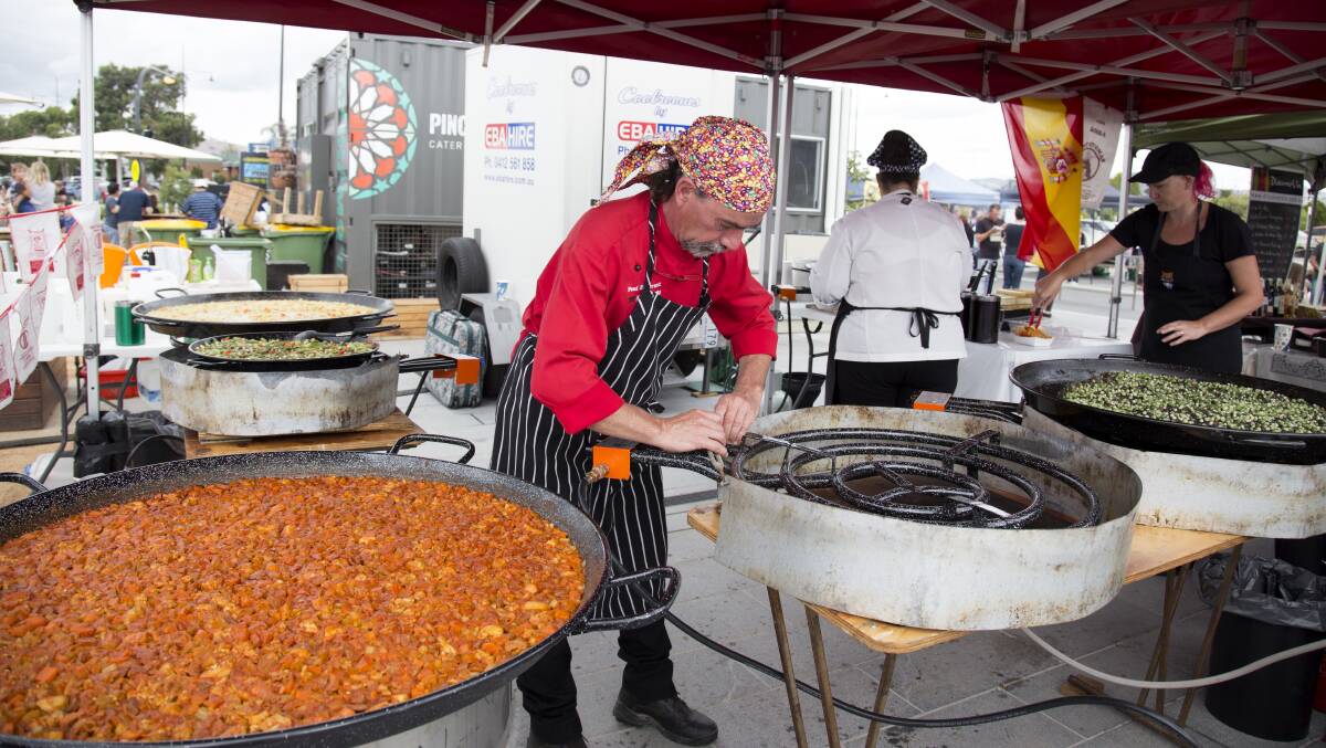Spanish Paella will be one of the many food offerings to be enjoyed whilst sitting back and listening to live music between 11am and 6pm.