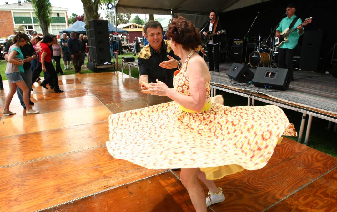 Bobby socks, pigtails and full skirts will be in abundance as couples take to the dance floor to twist and groove to the beat of 50's and 60's rock and roll over the weekend.
