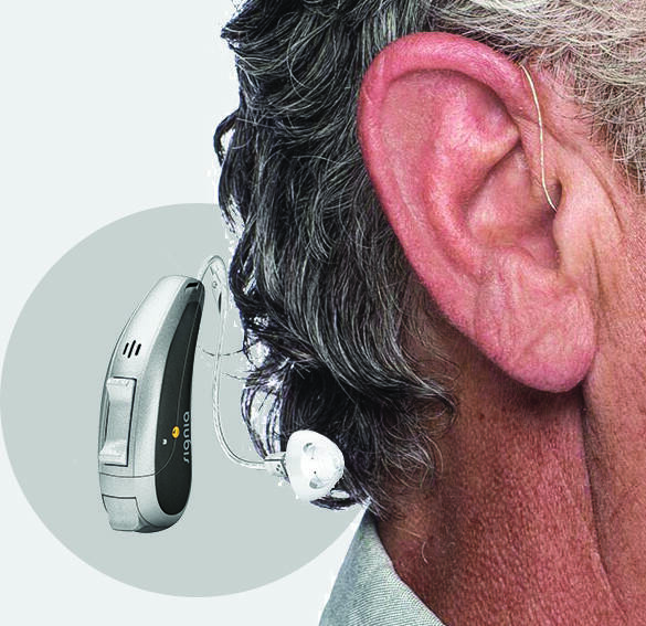 The Signa Pure BT hearing aid is very discreet