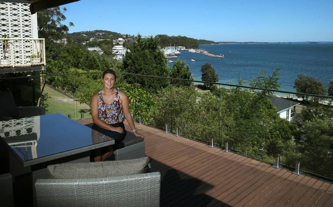 POPULAR: Port Stephens resident Michelle Carter has two apartments in the holiday town of Nelson Bay listed on Airbnb. Picture: Marina Neil