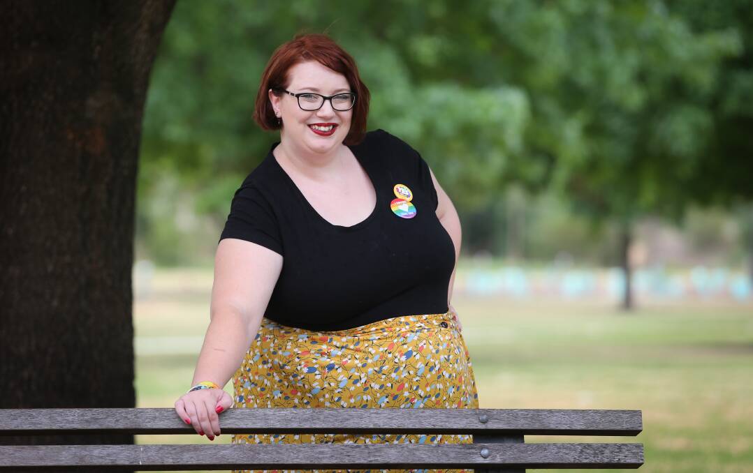 ACCEPTED: LGBTI advocate Sheridan Williams said she planned to ride the high of winning marriage equality throughout 2018.