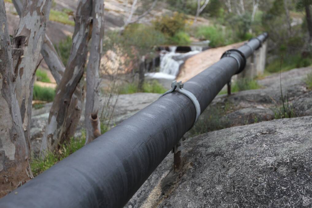 OUTDATED: The sewer pipes running through Beechworth Historic Park were installed in the 1960s, but can no longer handle a large rain event. Pictures: SHANA MORGAN