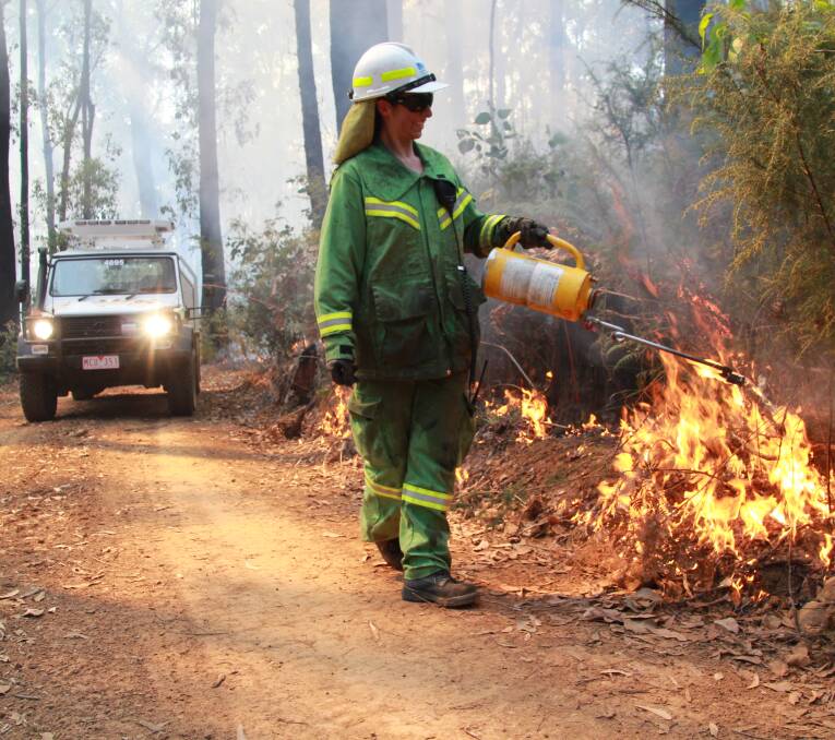 BURN WORK: The vehicle will be put to use during preventative burns in the lead-up to summer. Picture: AMY WARNOCK