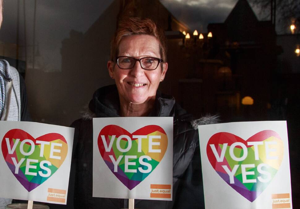Albury Marriage Equality campaigner Toni Johnson