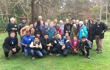OPEN ARMS: Beechworth community members welcomed refugees into their homes over the weekend as part of a home stay weekend in the region.