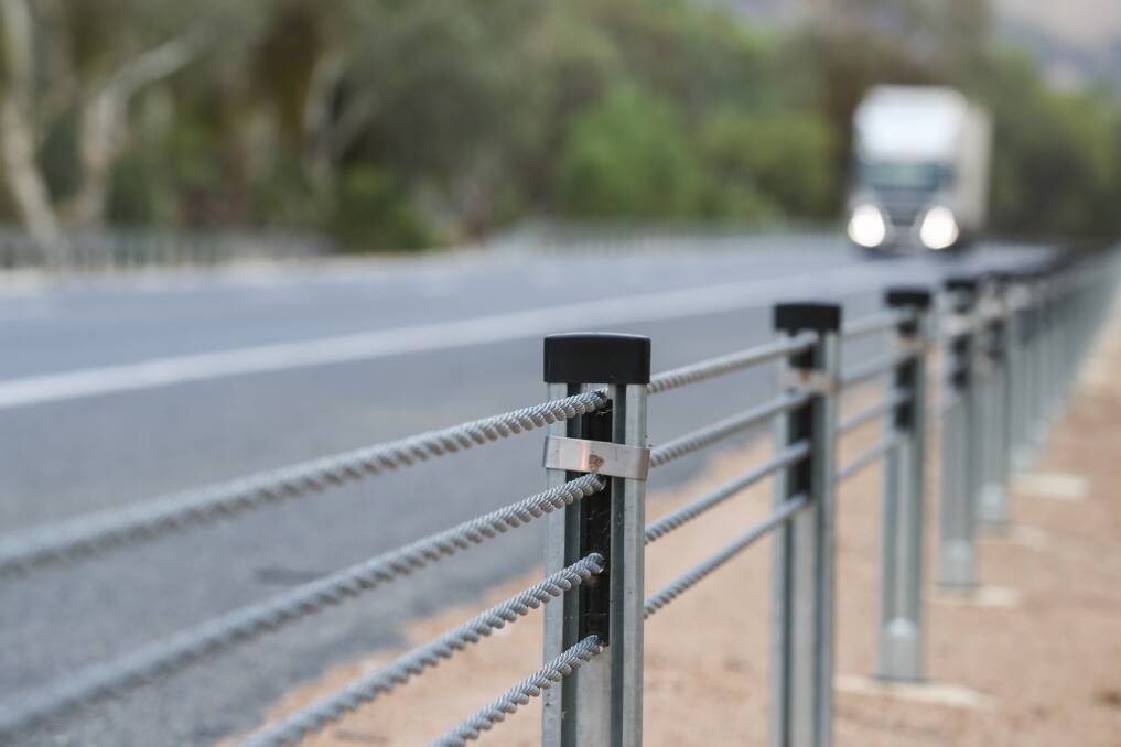 CONTENTIOUS BARRIERS: Wires ropes installed along the Hume Freeway officially have the support of the CFA, but may lead to more road closures.